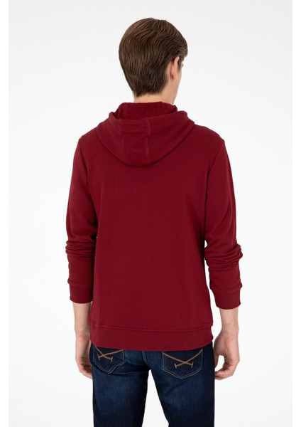 U.s. Polo Assn. Erkek Bordo Sweatshirt 50295147-VR014