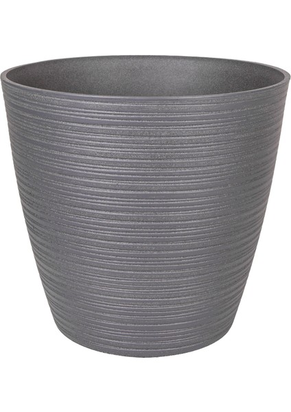 Oval Iç ve Dış Mekan Saksı Antrasit Gri Orta Boy 35X35X32,2 Cm. modelleri
