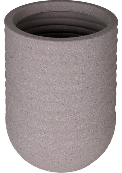 Oval Iç ve Dış Mekan Saksı Bej Küçük Boy 28X28X37 Cm. modelleri
