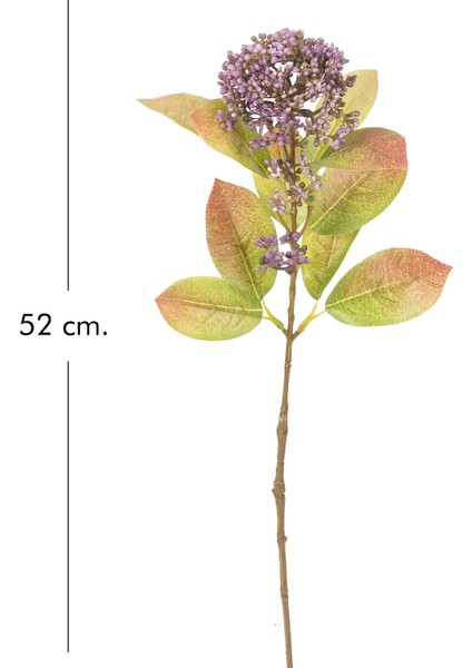 Yapay Bitki Simüle Berry Dal Mor 52 cm .