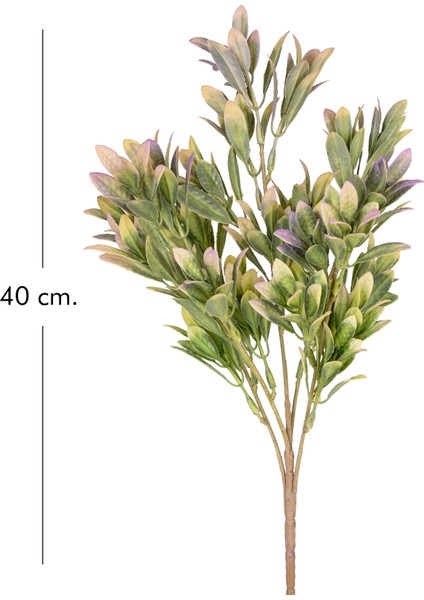 Yapay Bitki Demeti Şimşir Mor 40 cm .