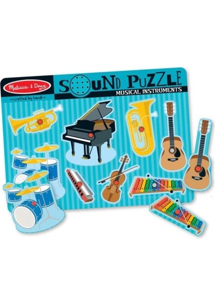 M&d Ahşap Sesli Puzzle Musical Instruments
