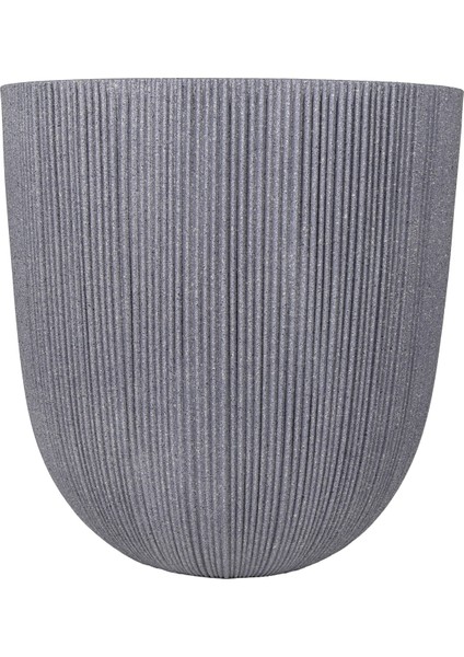 Oval Iç ve Dış Mekan Saksı Gri Orta Boy 37X37X37,5 Cm. fiyatları