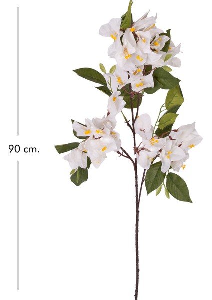 Yapay Çiçek Frosilva-Begonvil Dalı Beyaz 90 cm . fırsatları