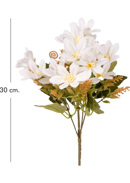 Yapay Çiçek Lilyum-Zambak Demeti Beyaz 30 cm . fırsatları