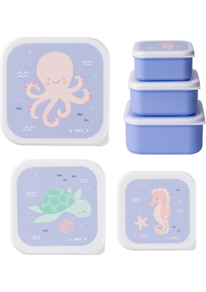 3.lü Beslenme / Atıştırma Kutusu Ocean Life