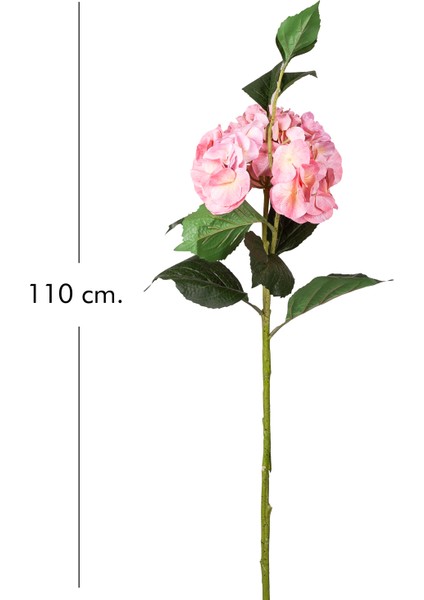 Yapay Çiçek Islak Dokulu Ortanca Pembe Tek Dal 110 cm . modelleri