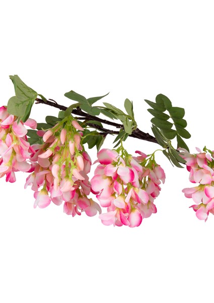 Yapay Çiçek Pembe-Beyaz Salkım Visterya 90 Cm. fiyatları