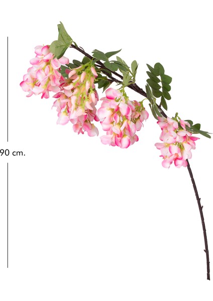Yapay Çiçek Pembe-Beyaz Salkım Visterya 90 Cm. fırsatları