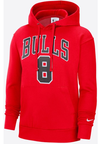 Erkek Günlük Kapüşonlu Sweatshirt Chicago Bulls Essantial Fleece DB1208-657