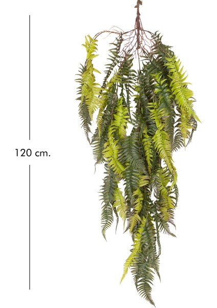 Yapay Bitki Fujer-Eğrelti Otu Sarmaşık Yeşil-Mor 120 Cm. fırsatları