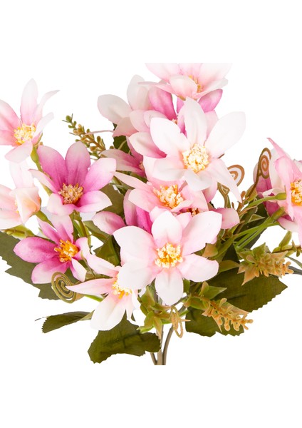Yapay Çiçek Lilyum-Zambak Demeti Pembe-Beyaz 30 Cm. fiyatları