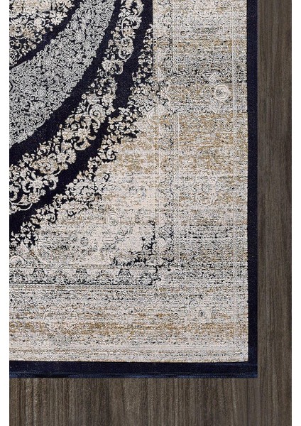 Bella 06470a Lacivert Bej Bohem Retro Tarz Ipek Halı fiyatları