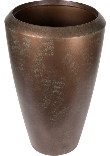Konik Iç ve Dış Mekan Saksı Büyük Boy Bakır Eskitme 55X55X86,3 Cm. fiyatları