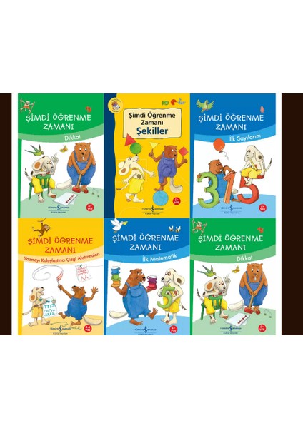 Şimdi Öğrenme Zamanı 6 Kitap Set (4 / 6 Yaş)