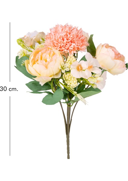 Yapay Çiçek Şakayık Buket 6 Dal Somon-Pembe 30 Cm. fırsatları