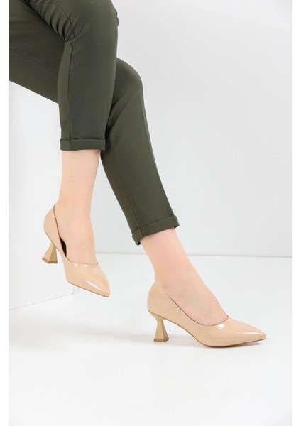 Kadın Topuklu Ayakkabı Şampanya Stiletto fiyatları