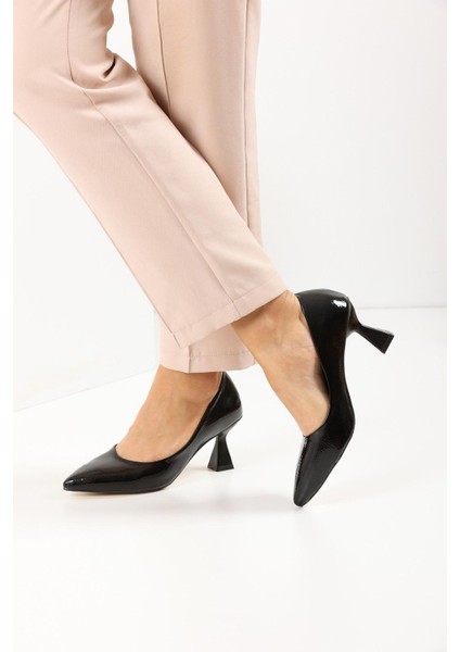 Kadın Topuklu Ayakkabı Şampanya Stiletto