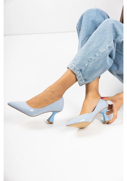 Kadın Topuklu Ayakkabı Şampanya Stiletto
