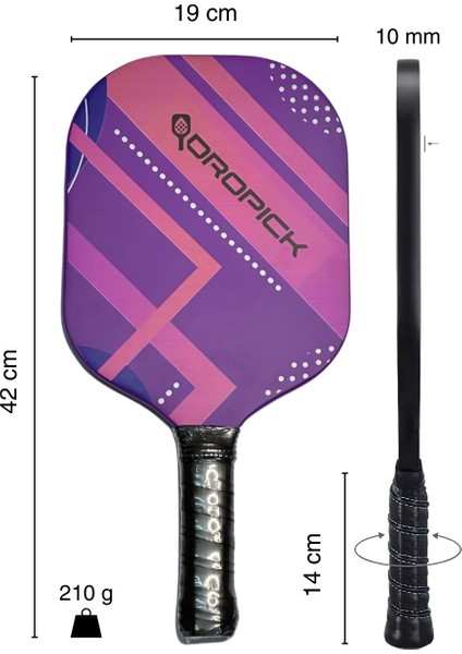 Unique Elite Pro Fiberglass Çerçevesiz Yetişkin Pickleball Raketi fiyatları