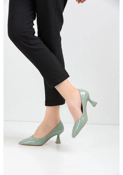 Kadın Topuklu Ayakkabı Şampanya Stiletto