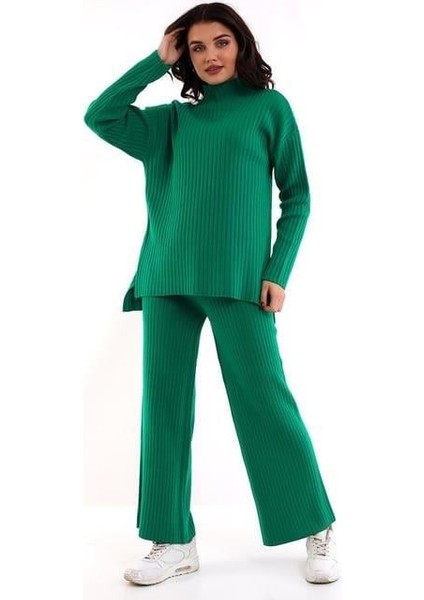 Oversize Fitilli Alt Üst Triko Takım 6308 modelleri