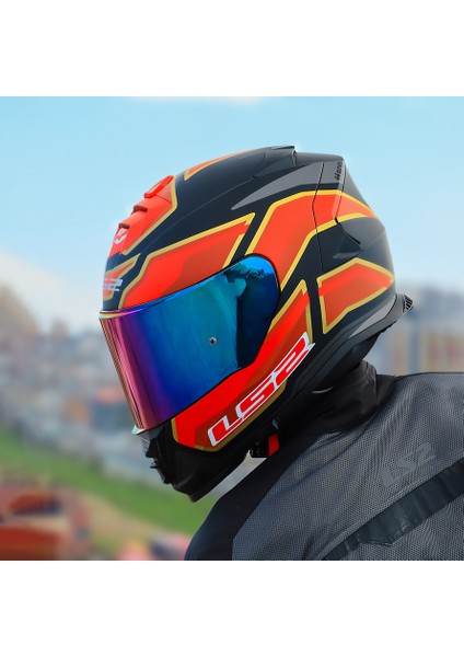 Storm 2 Foggy Mat Siyah-Kırmızı Kask Gökkuşağı Cam fırsatları