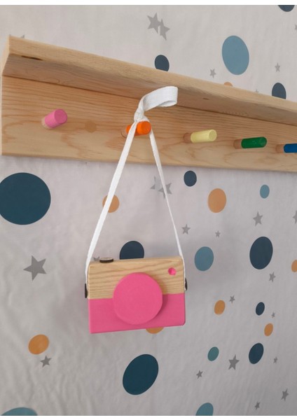 Ahşap Fotoğraf Makinesi - Oyuncak