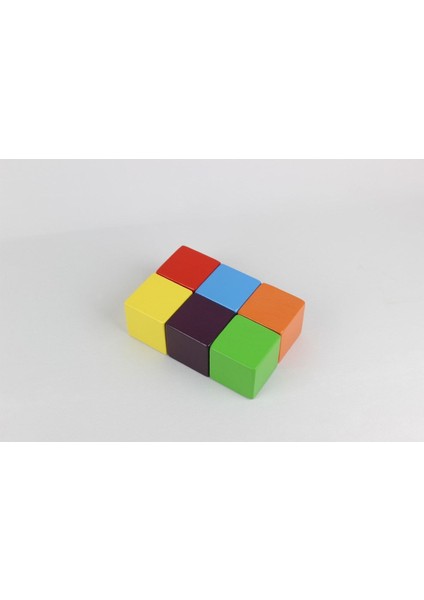 6 Lı Renkli Küçük Küp (3,2 Cm) fiyatları