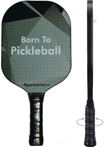 Born Elite Pro Serisi Fiberglass Çerçevesiz Pickleball Raketi