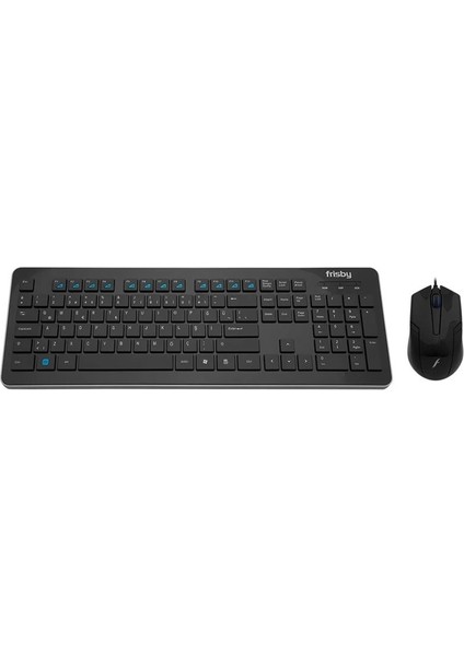 Frısby FK-158QU USB Q Tr mm Siyah Kablolu Klavye Mouse Set