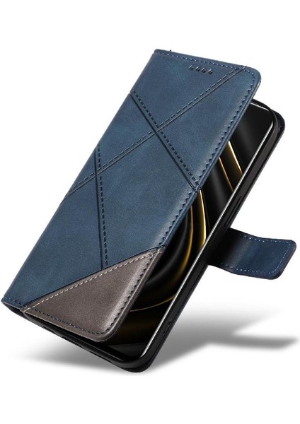 Elmas Dikiş ve Kart Yuvası Deri ile Xiaomi Redmi 9t Için Flip Case (Yurt Dışından) fiyatları