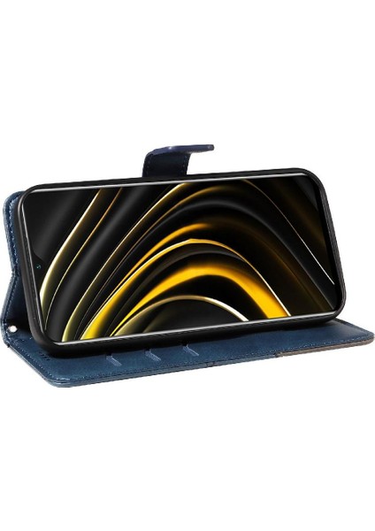 Elmas Dikiş ve Kart Yuvası Deri ile Xiaomi Redmi 9t Için Flip Case (Yurt Dışından) fırsatları
