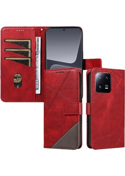Xiaomi 13 Pro ve Elmas Telefon ile Kart Yuvası Yüksek Kalite Için Flip Case (Yurt Dışından)