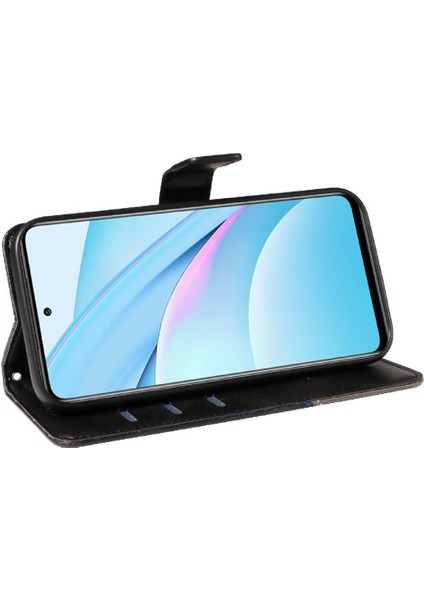 Elmas Dikiş Deri Telefon Kılıfı ile Xiaomi 10T Lite 5g Için Flip Case (Yurt Dışından)