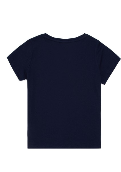 Kız Çocuk Lacivert Basic T-Shirt 50288500-VR033