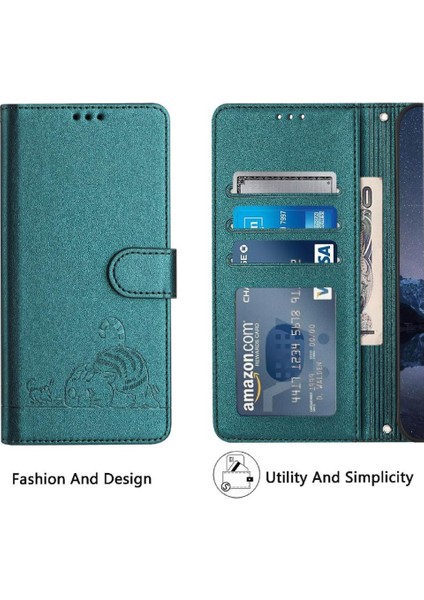 Xiaomi Mi 11 Pro Kart Yuvası Tutucu Için Kickstand Kedi Rfıd Cüzdan Flip (Yurt Dışından)