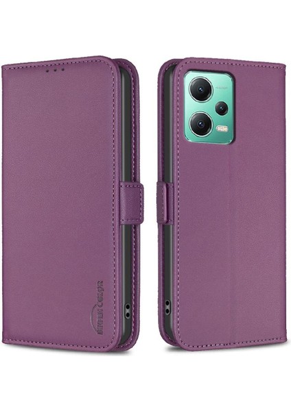 Xiaomi Redmi Not 12 Için Flip Case 5g Manyetik Kickstand Darbeye Tpu Pu (Yurt Dışından)