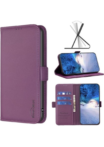 Xiaomi Redmi Not 12 Için Flip Case 5g Manyetik Kickstand Darbeye Tpu Pu (Yurt Dışından)