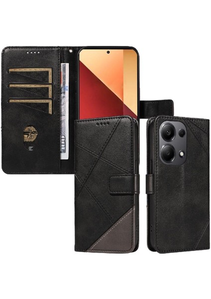 Xiaomi Poco M6 Pro 4g Için Flip Case Deri Telefon Koruma Kılıfı ve Kart (Yurt Dışından) indirimleri
