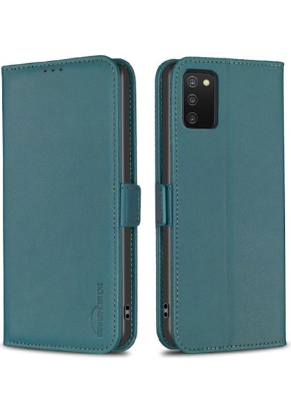 Samsung Galaxy A02S Için Flip Case Pu Deri Cüzdan Kart Yuvaları Tutucu Tpu (Yurt Dışından)