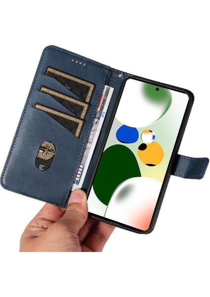 Xiaomi Poco X5 Pro 5g Için Flip Case ve Kart Yuvası Deri Telefon Koruma (Yurt Dışından)