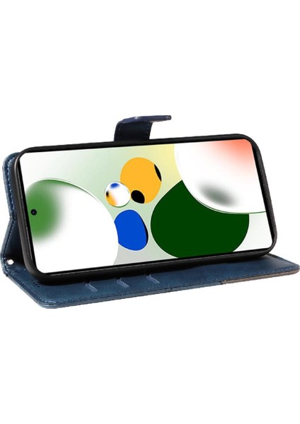 Xiaomi Poco X5 Pro 5g Için Flip Case ve Kart Yuvası Deri Telefon Koruma (Yurt Dışından)