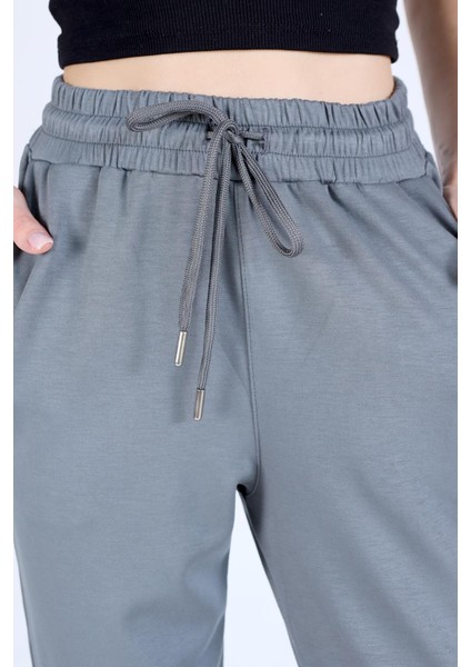 4281A Paça Çıtçıtlı Eşofman Antrasit modelleri