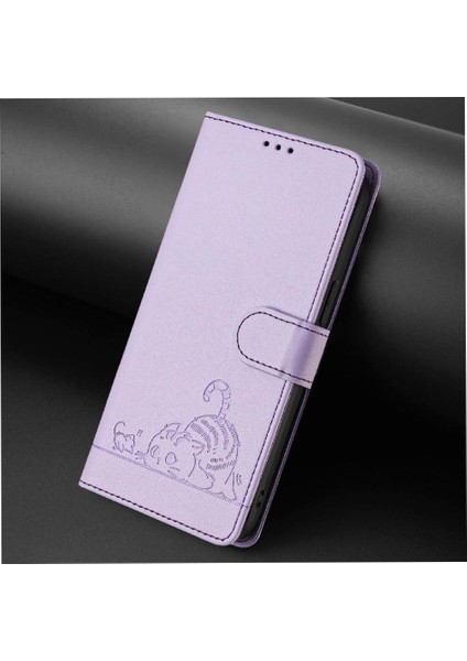 Xiaomi Mi 11 Için Kılıf Cüzdan Kapak Çevirin Kart Yuvası Tutucu Kickstand Kedi Rfıd (Yurt Dışından)