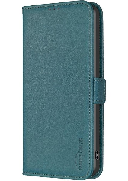 Samsung Galaxy A03 Kickstand Manyetik Pu Deri Cüzdan Tpu Için Flip Case (Yurt Dışından)