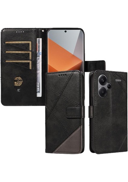 Xiaomi Redmi Not 13 Pro Artı 5g Için Flip Case ve Kart Yuvası Deri Telefon (Yurt Dışından)