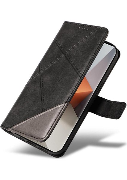 Xiaomi Redmi Not 13 Pro Artı 5g Için Flip Case ve Kart Yuvası Deri Telefon (Yurt Dışından)