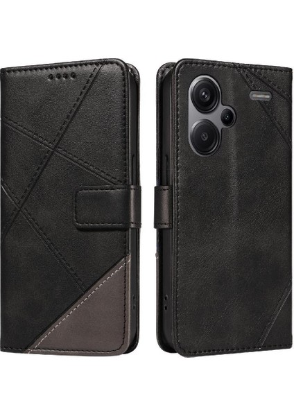 Xiaomi Redmi Not 13 Pro Artı 5g Için Flip Case ve Kart Yuvası Deri Telefon (Yurt Dışından)