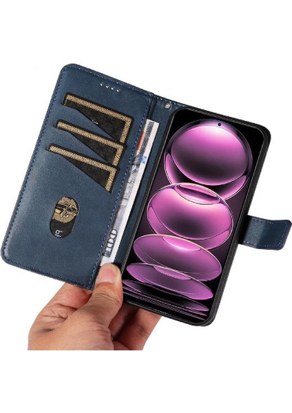 Xiaomi Redmi NOTE12 Pro 5g Için Flip Case ve Kart Yuvası ile Yüksek Kalite (Yurt Dışından)